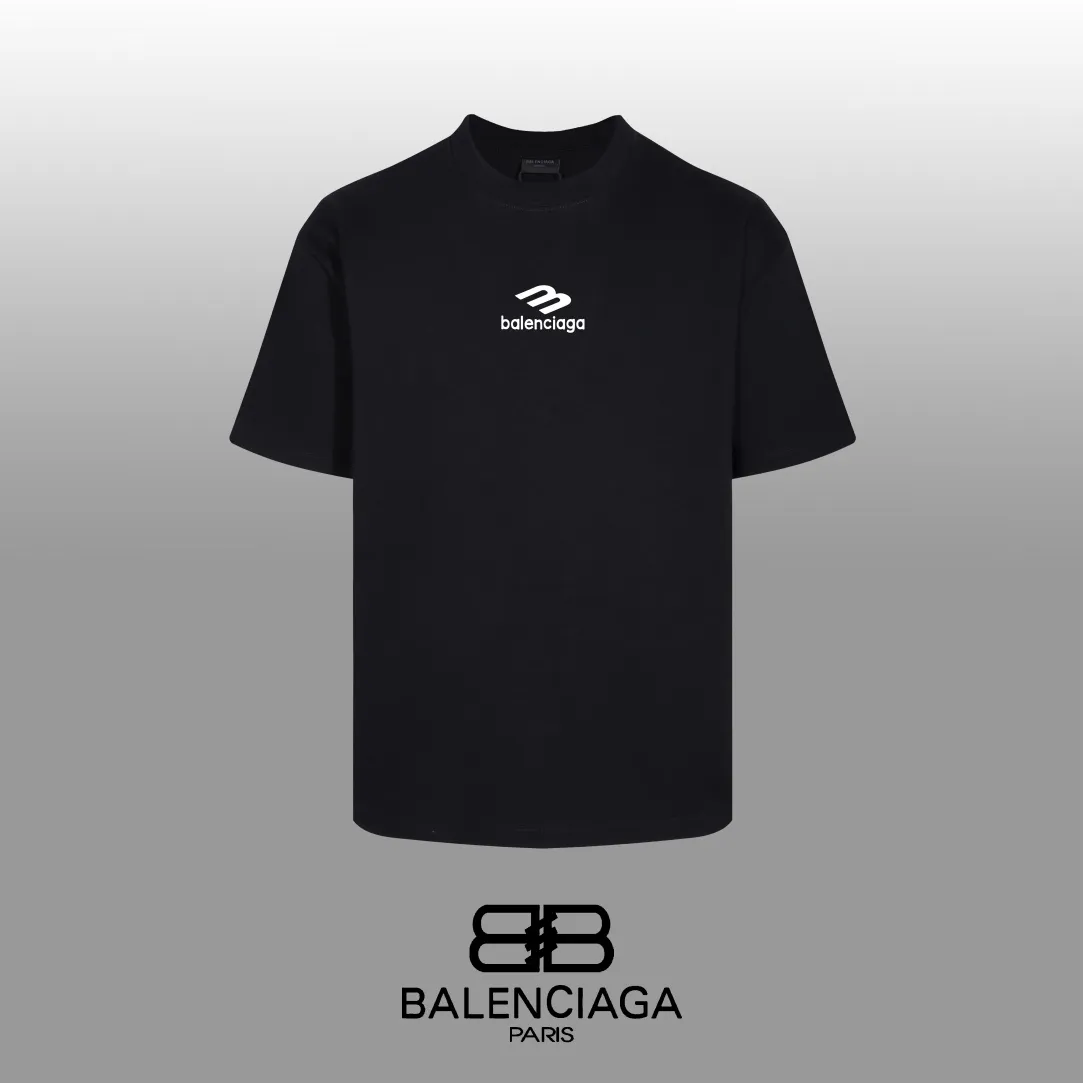 #「 Quality」 《BALENCIAGA 》24SS Classic T Quality - 2 - os 220 -26 280g - 320g - Quality ：Black White Size: XS-S-M-L